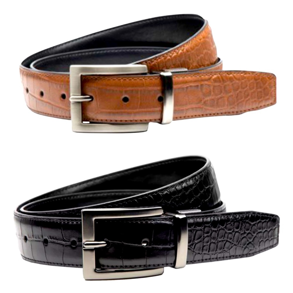 Nike Men’s Reversible Croc Leather Golf Belt